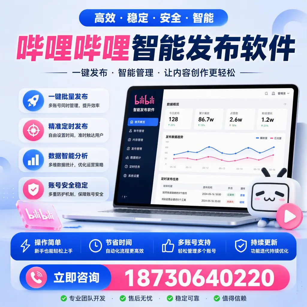 如何在 呼和浩特 制定有效的哔哩哔哩智能发布策略